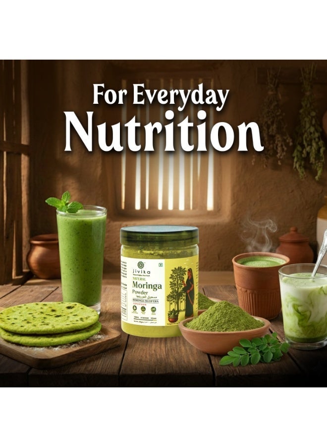 Jivika Natural Moringa Powder - 200g - Image 3
